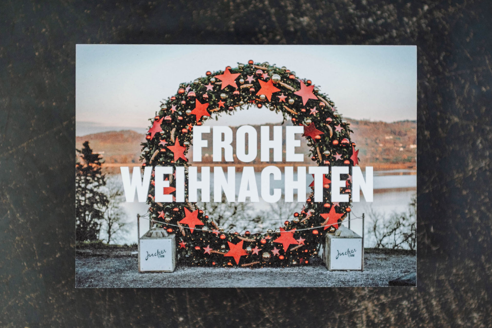 Postkarte JuckerShop Frohe Weihnachten