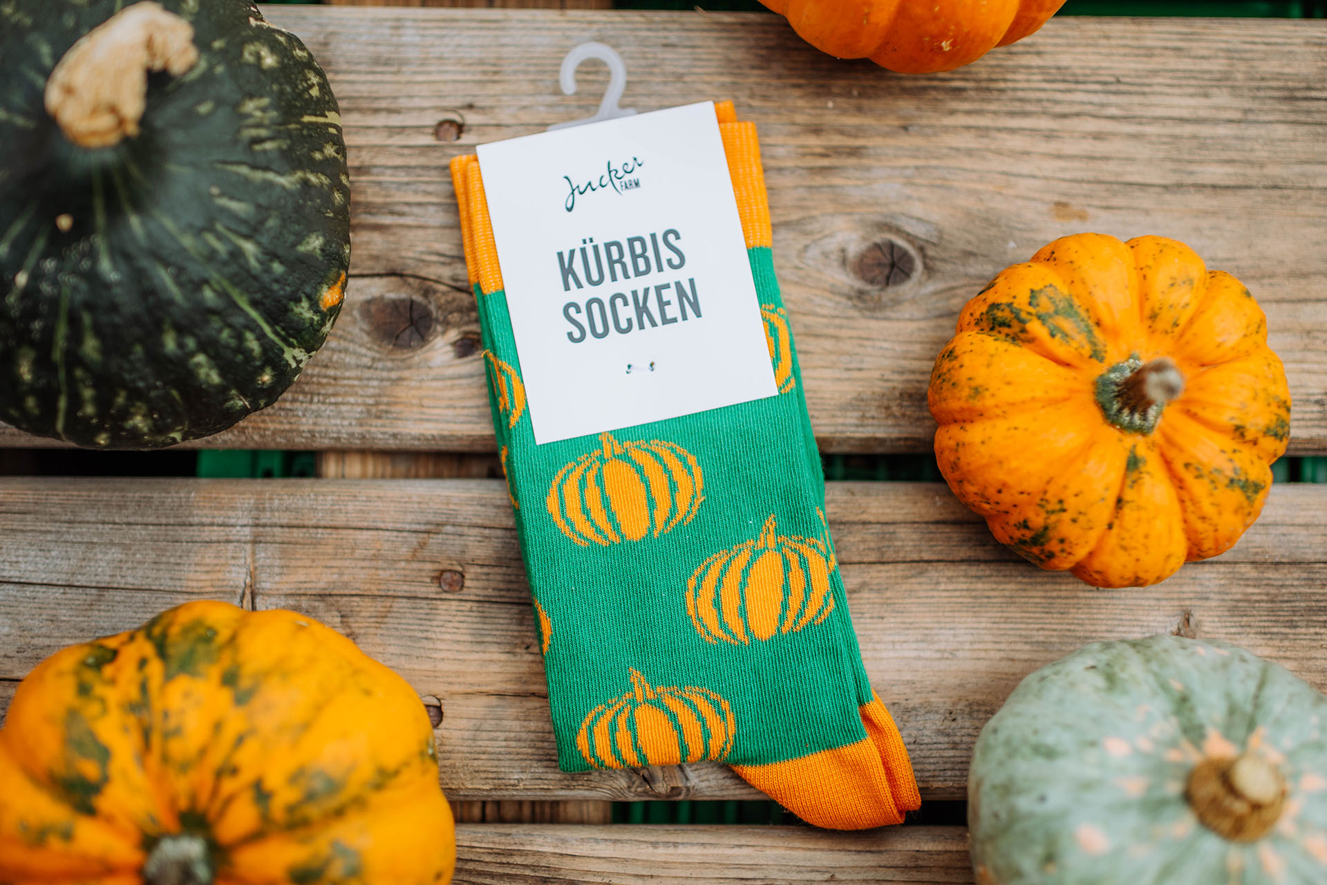 Kürbissocken