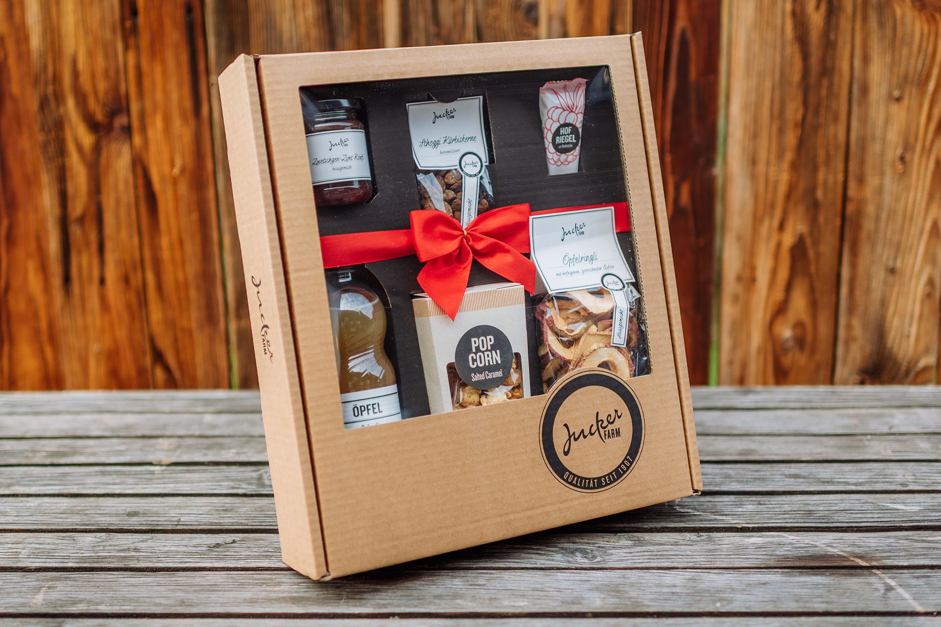 Geschenkset Sichtfenster gross Apfelschorli Geschenkset Sichtfenster gross Apfelschorli