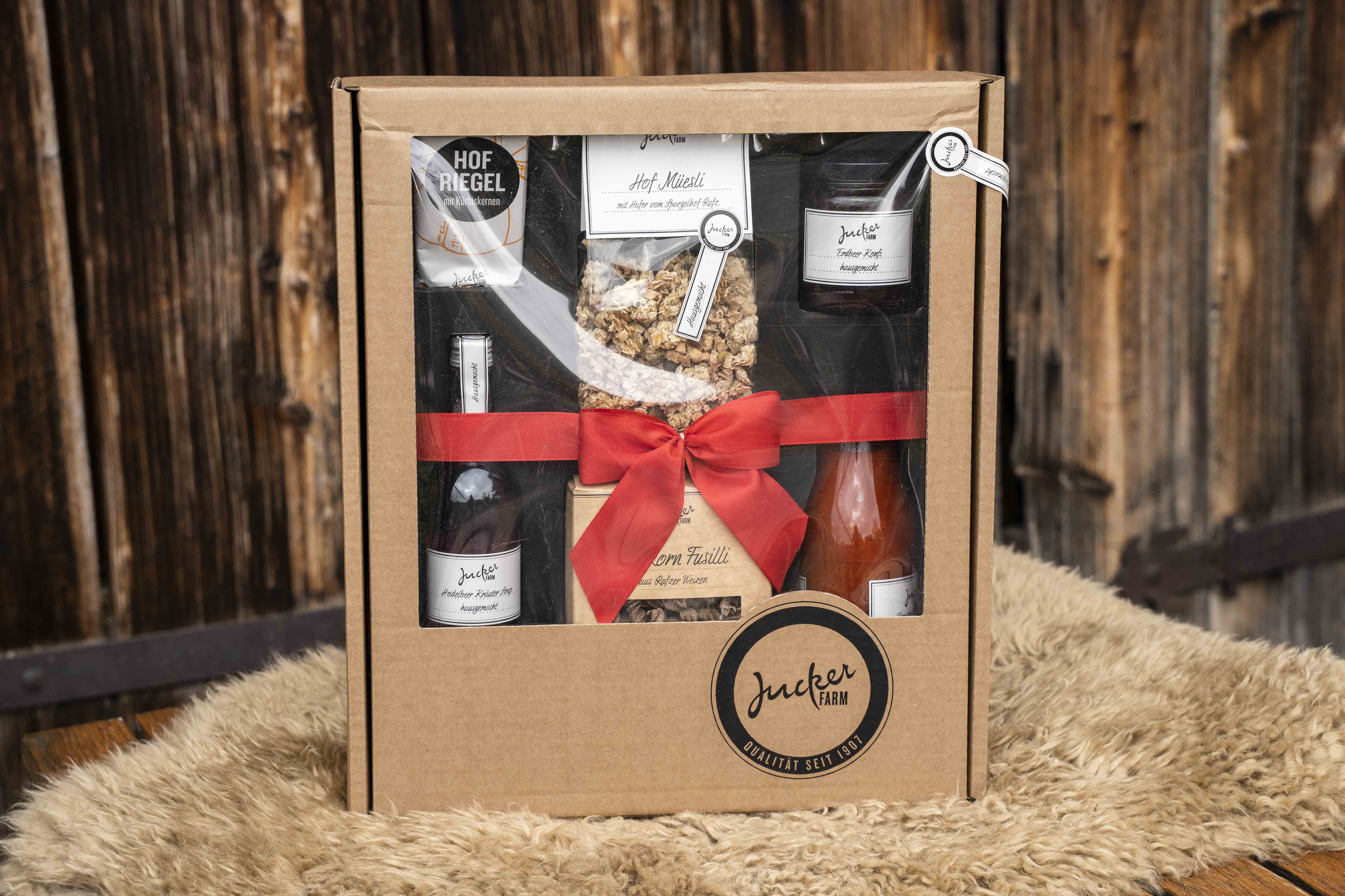 Geschenkbox mit Sichtfenster gross