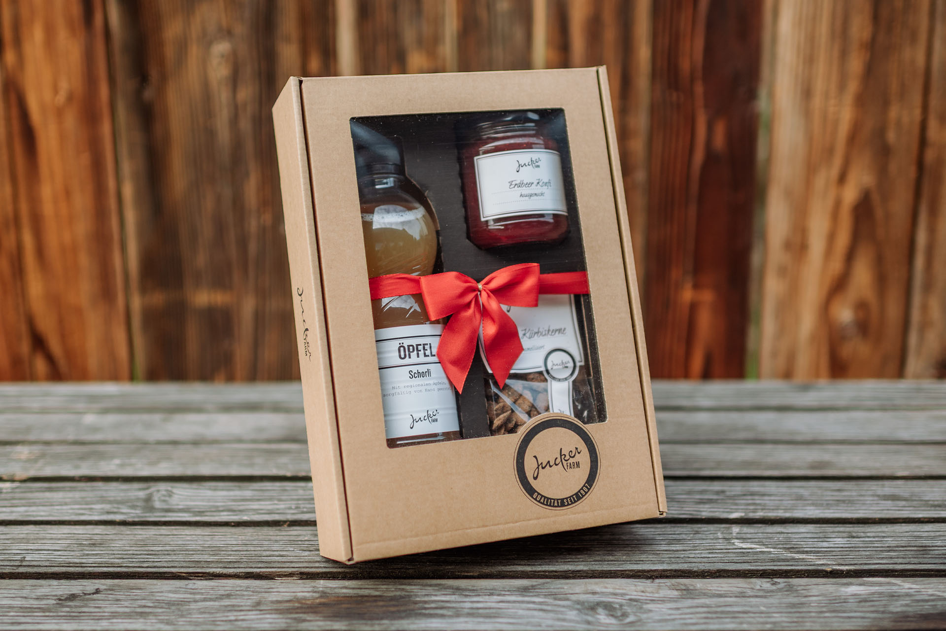 Geschenkset Sichtfenster klein Apfelschorli Geschenkset Sichtfenster klein Apfelschorli