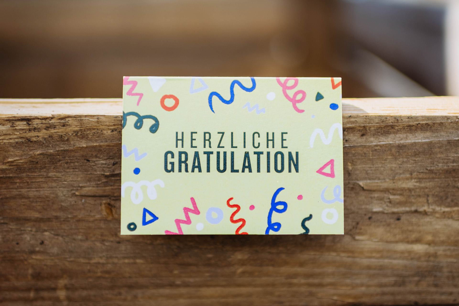 Geschenkgutschein Herzliche Gratulation 20.-