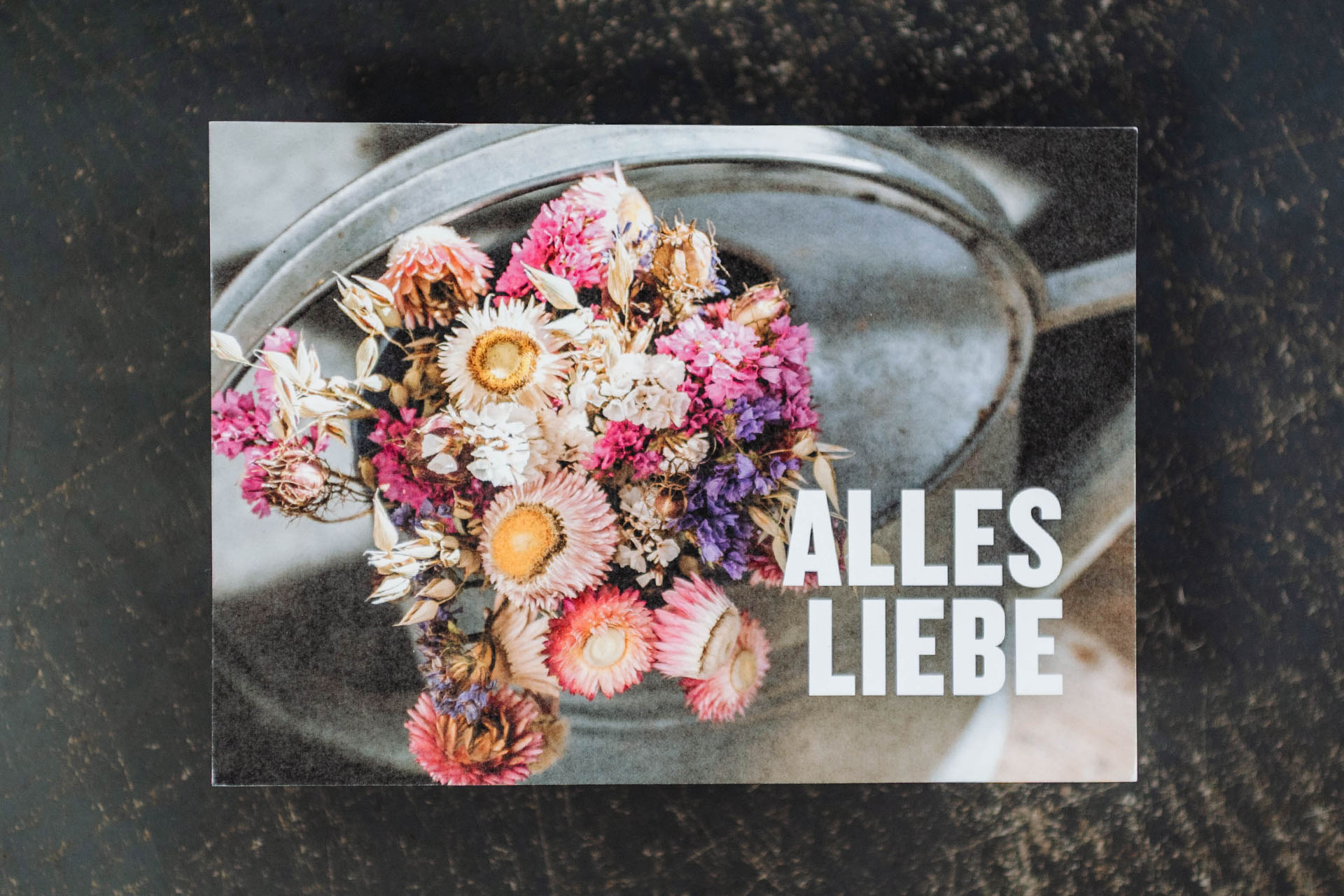 Postkarte JuckerShop Blumen